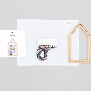 Rico Design Embroidery Kit Counted Cross Stitch Summer House